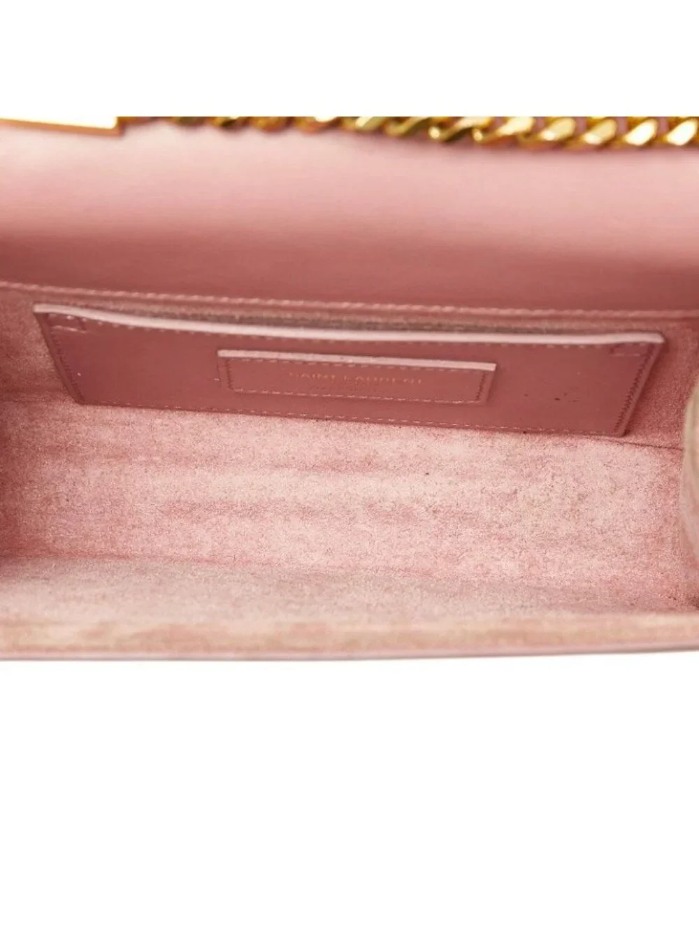 Saint Laurent YSL Monogram Classic Kate Small Mini Chain Shoulder Bag Pink